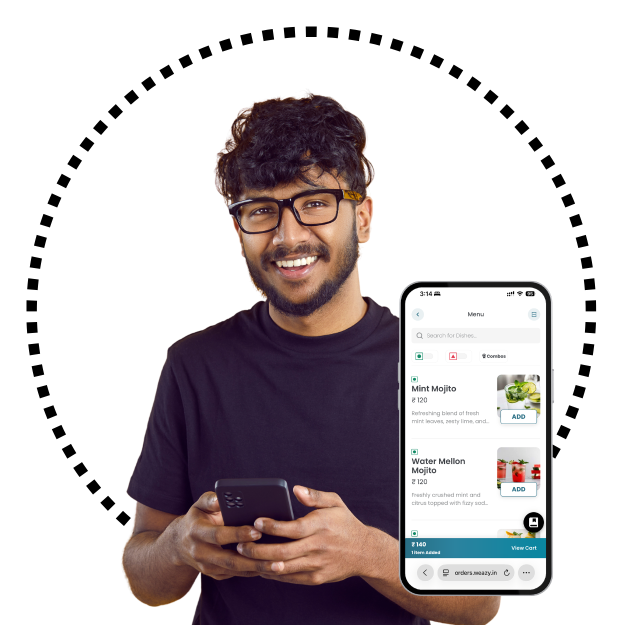 QR Ordering Interface